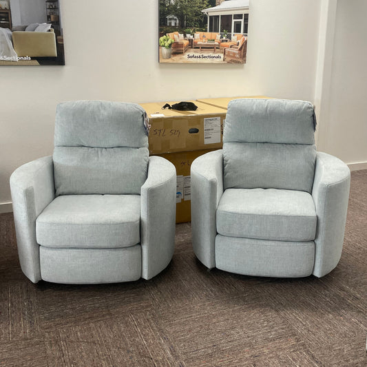 Corllini Swivel Barrel Recliner