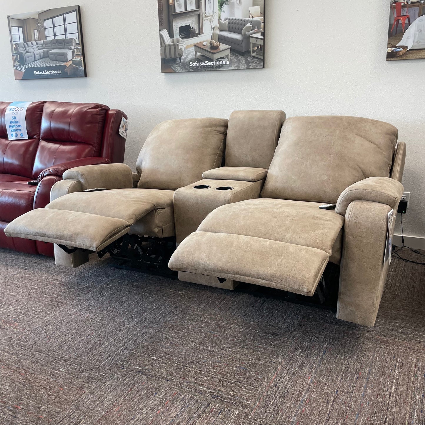 Podrick Power Reclining Loveseat and Sofa Set