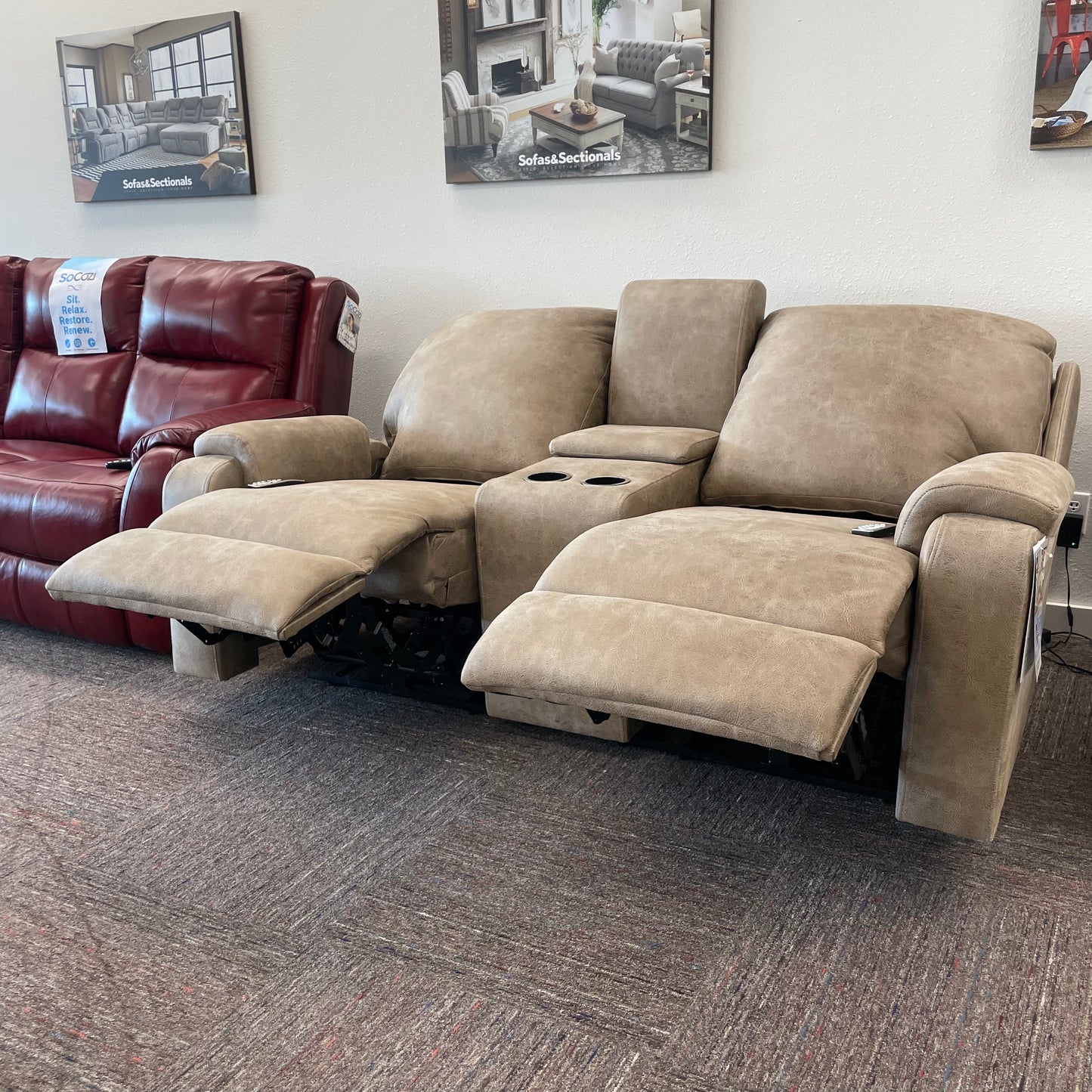 Podrick Power Reclining Loveseat and Sofa Set