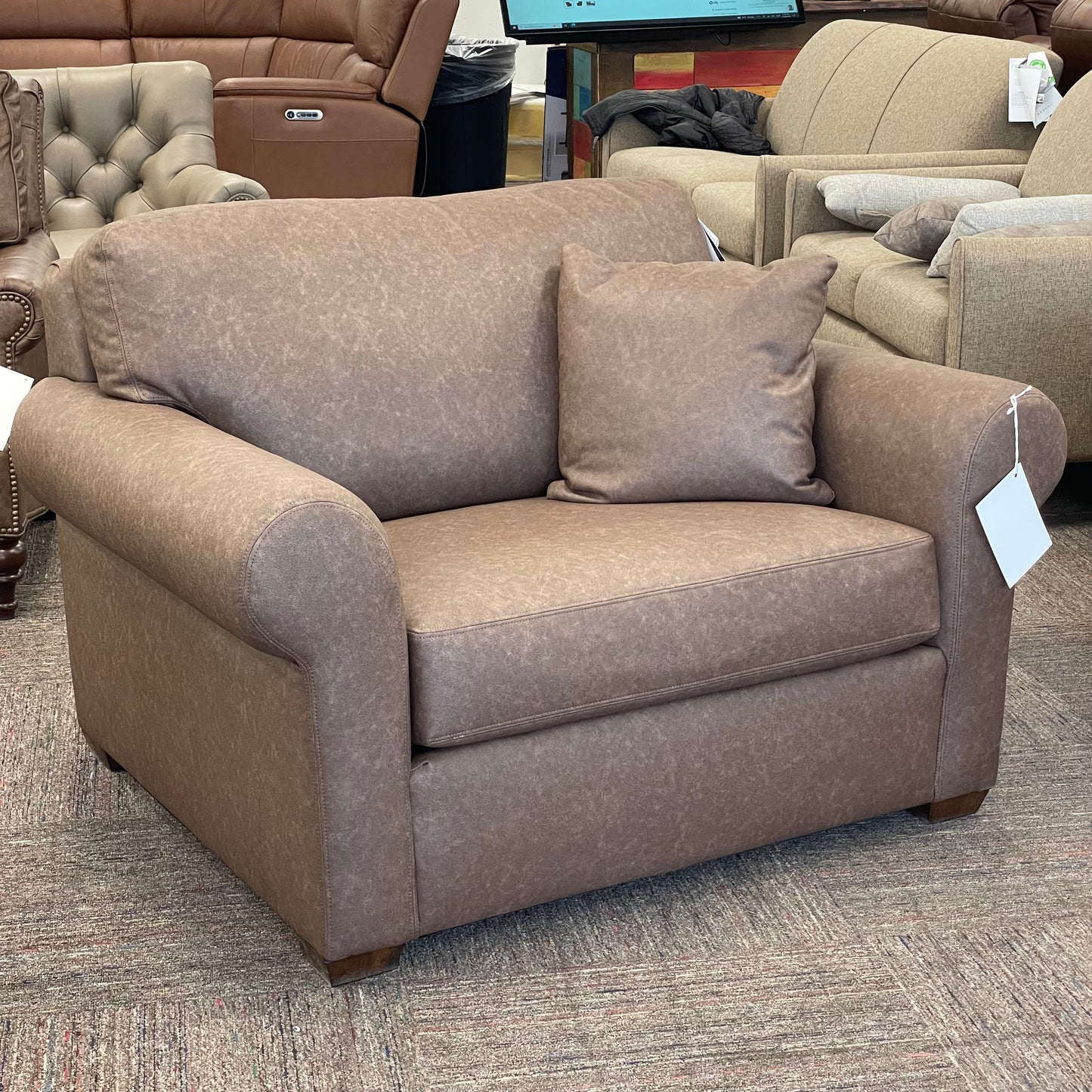 Henry 6pc Leather Sectional w/Bonus Features