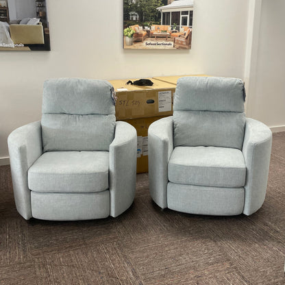 Corllini Swivel Barrel Recliner