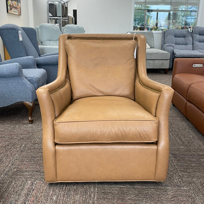 Marcoux Leather Swivel Chair