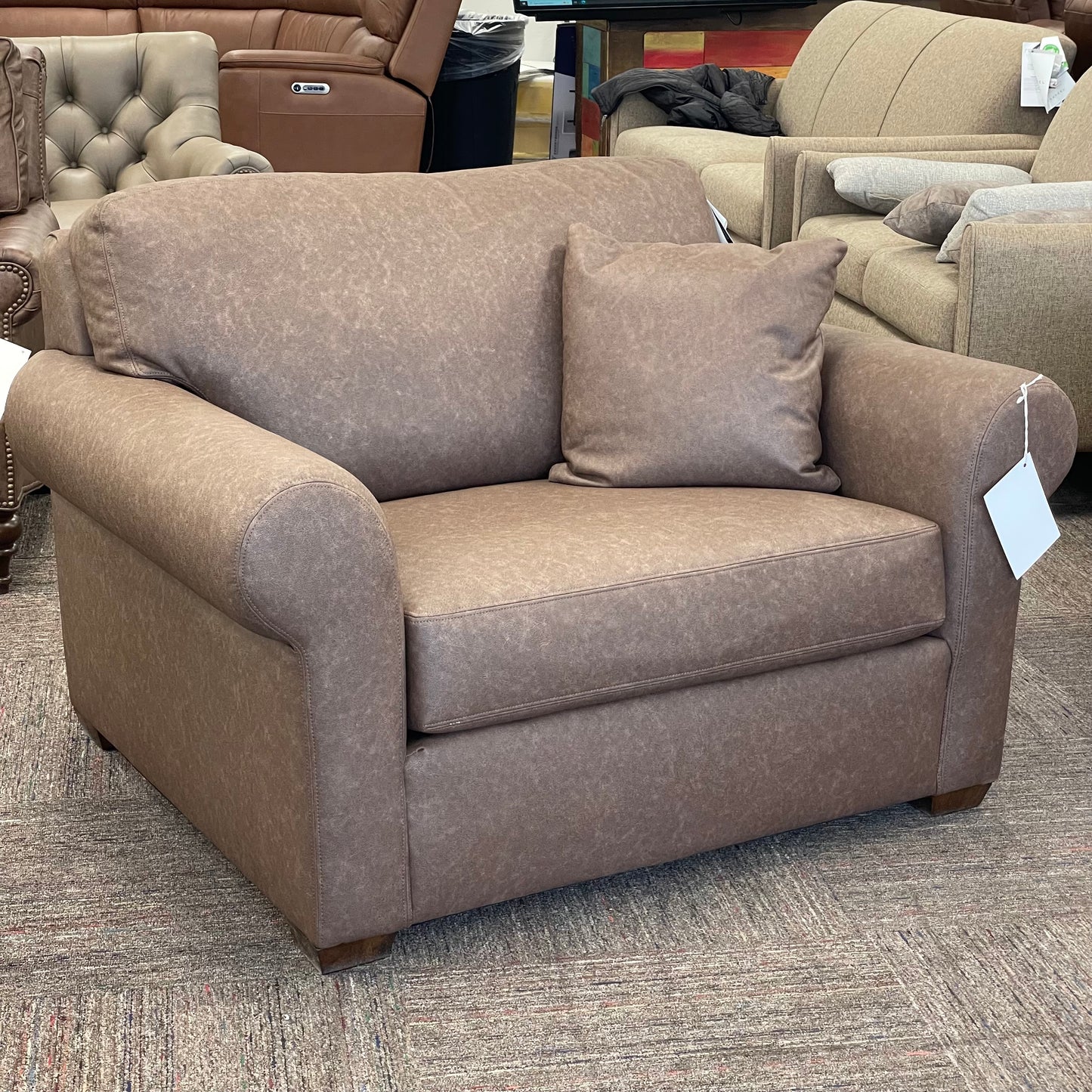 Henry 6pc Leather Sectional w/Bonus Features