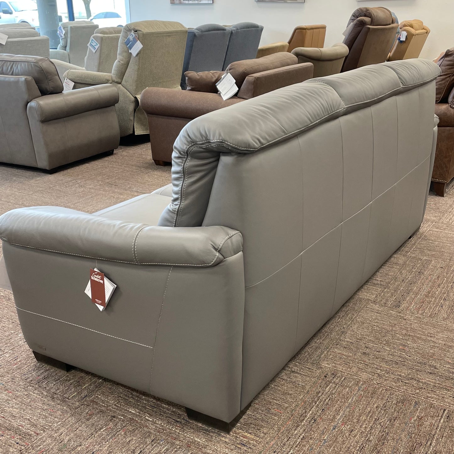 Henry 6pc Leather Sectional w/Bonus Features