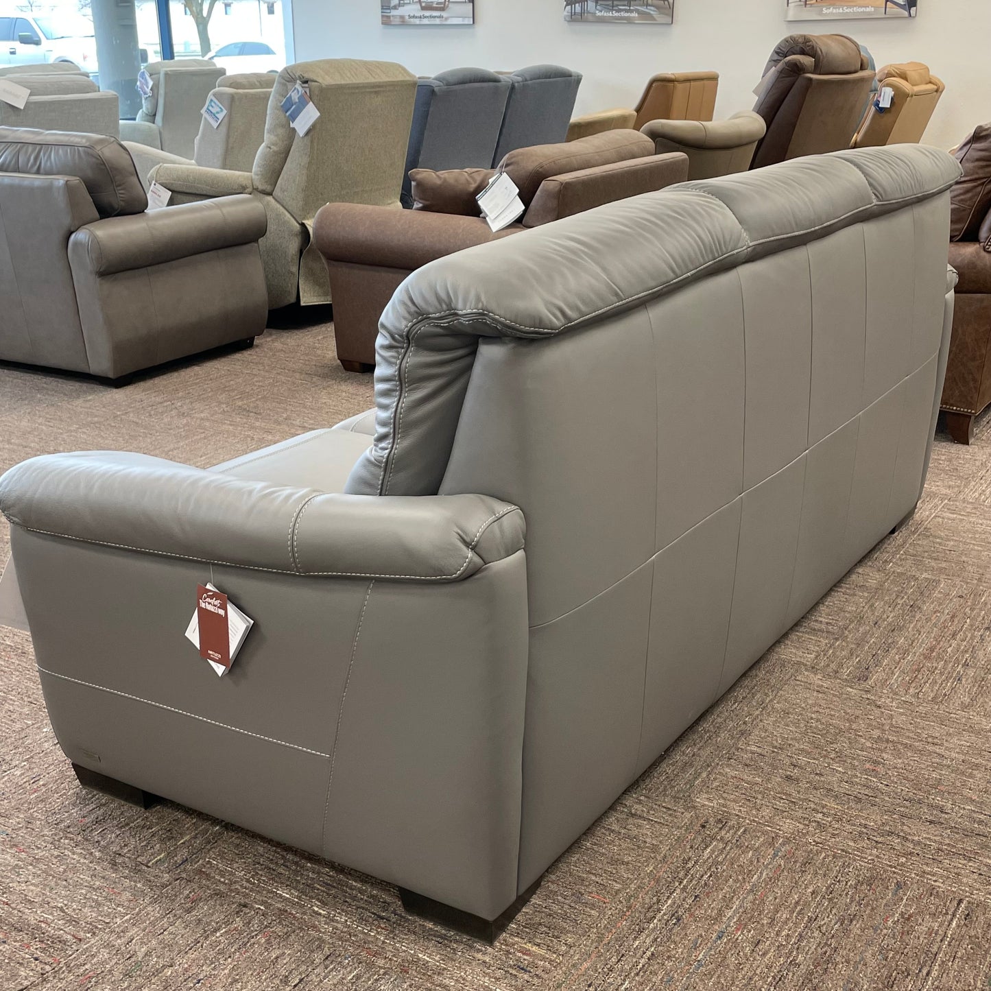 Henry 6pc Leather Sectional w/Bonus Features