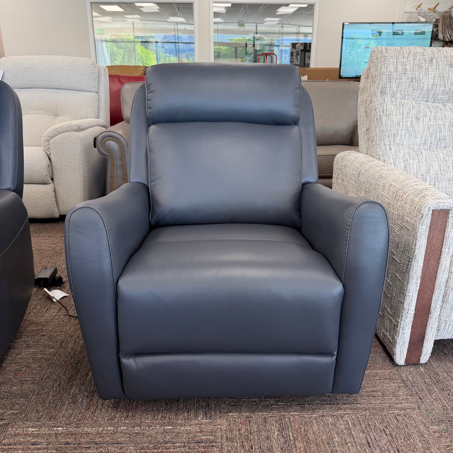 Garbo Dual Power Swivel Glider Recliner